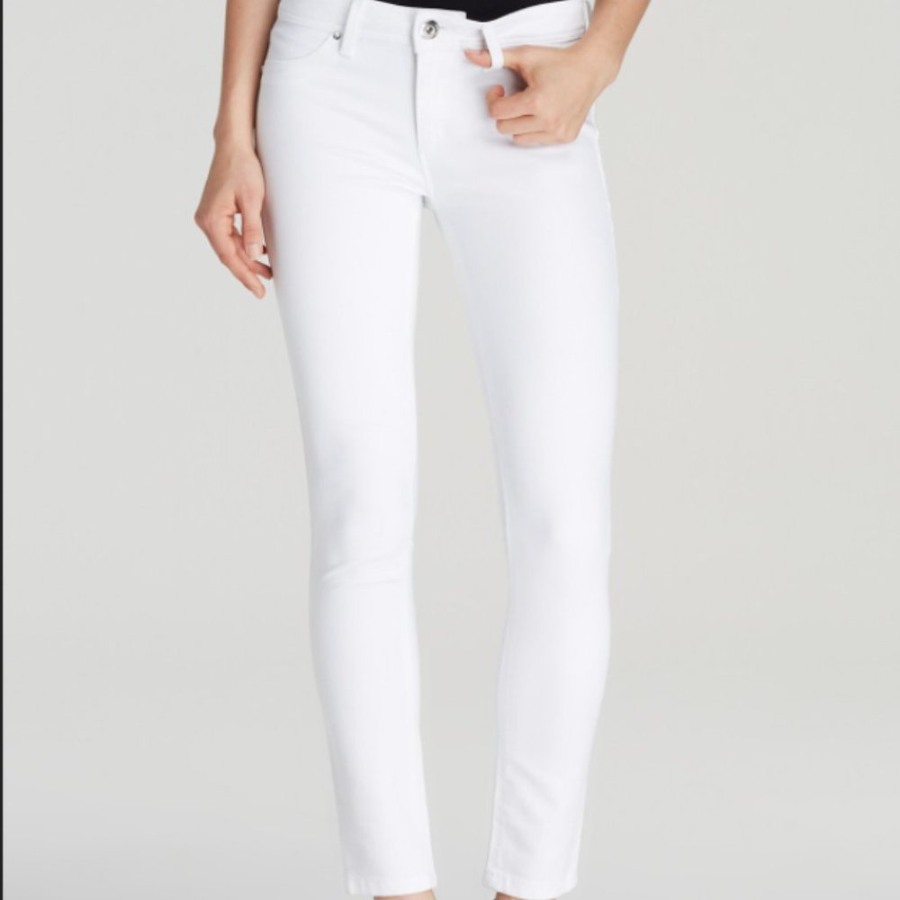 New DL1961 Emma Leggings in Milk